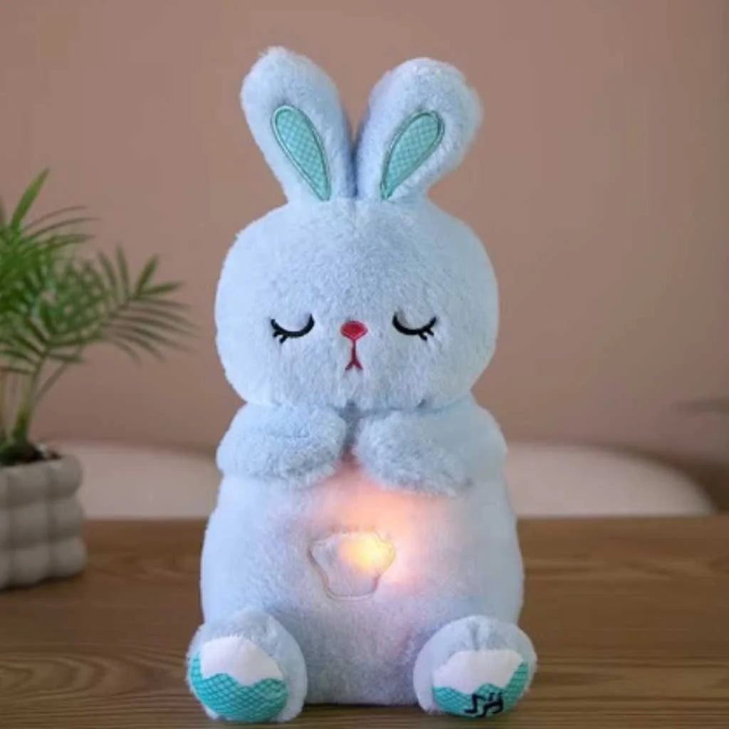 Adorable Breathing Buddy Rabbit Soft Toy