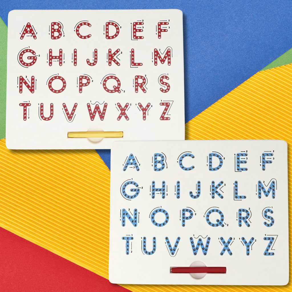 alphabet magnetic drawing board for kids