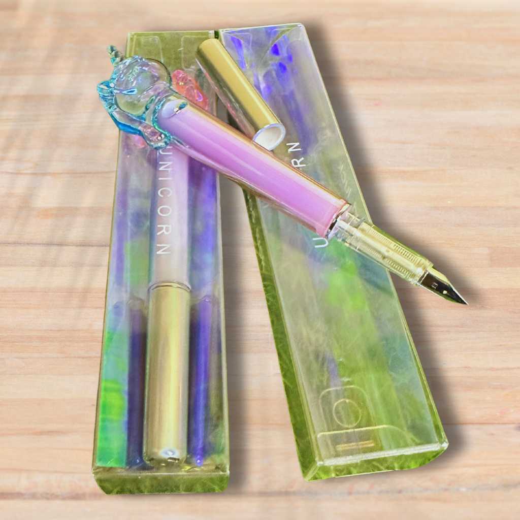 animal character fountain pen for kids