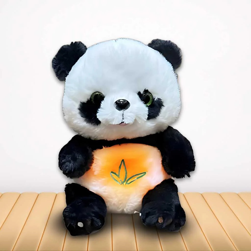 Breating Panda Soft Toy with Sound and Light