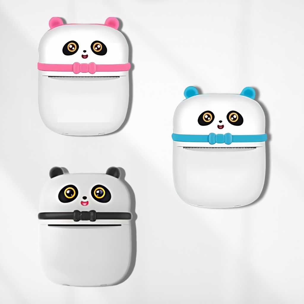 buy best kids accessories online in india panda style mini thermal printer for kids dodkart