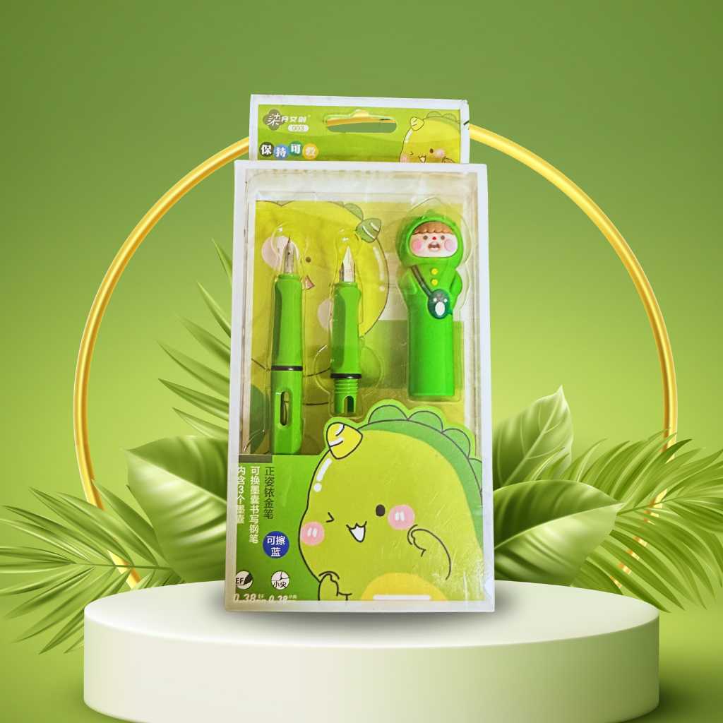 buy best school utilities and stationary for kids and toddler in india cute character fountain pen set for kids dodkart