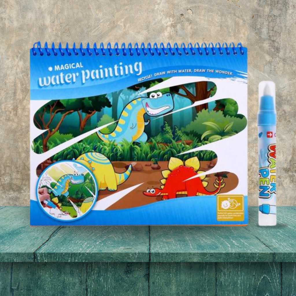 buy best school utilities and stationary for kids and toddler in india water painting book with magic pen for kids dodkart