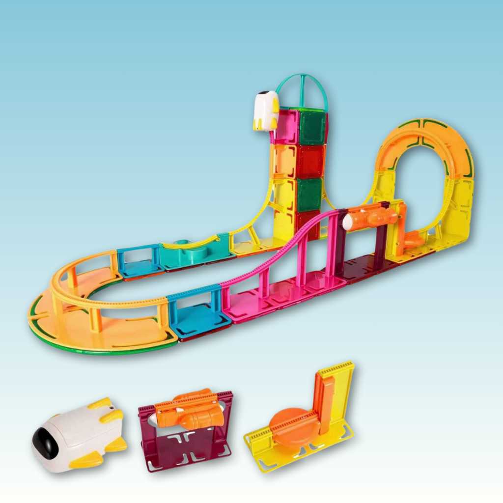 buy best wooden educational toys online for kids and toddlers in india Sky Track Puzzle Game for Kids (61 Pcs) - DODKart