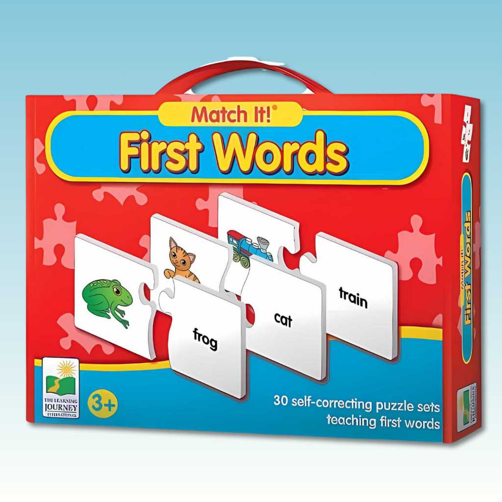 buy best wooden educational toys online for kids and toddlers in india Reading Puzzle Match Game Educational Toy - DODKart