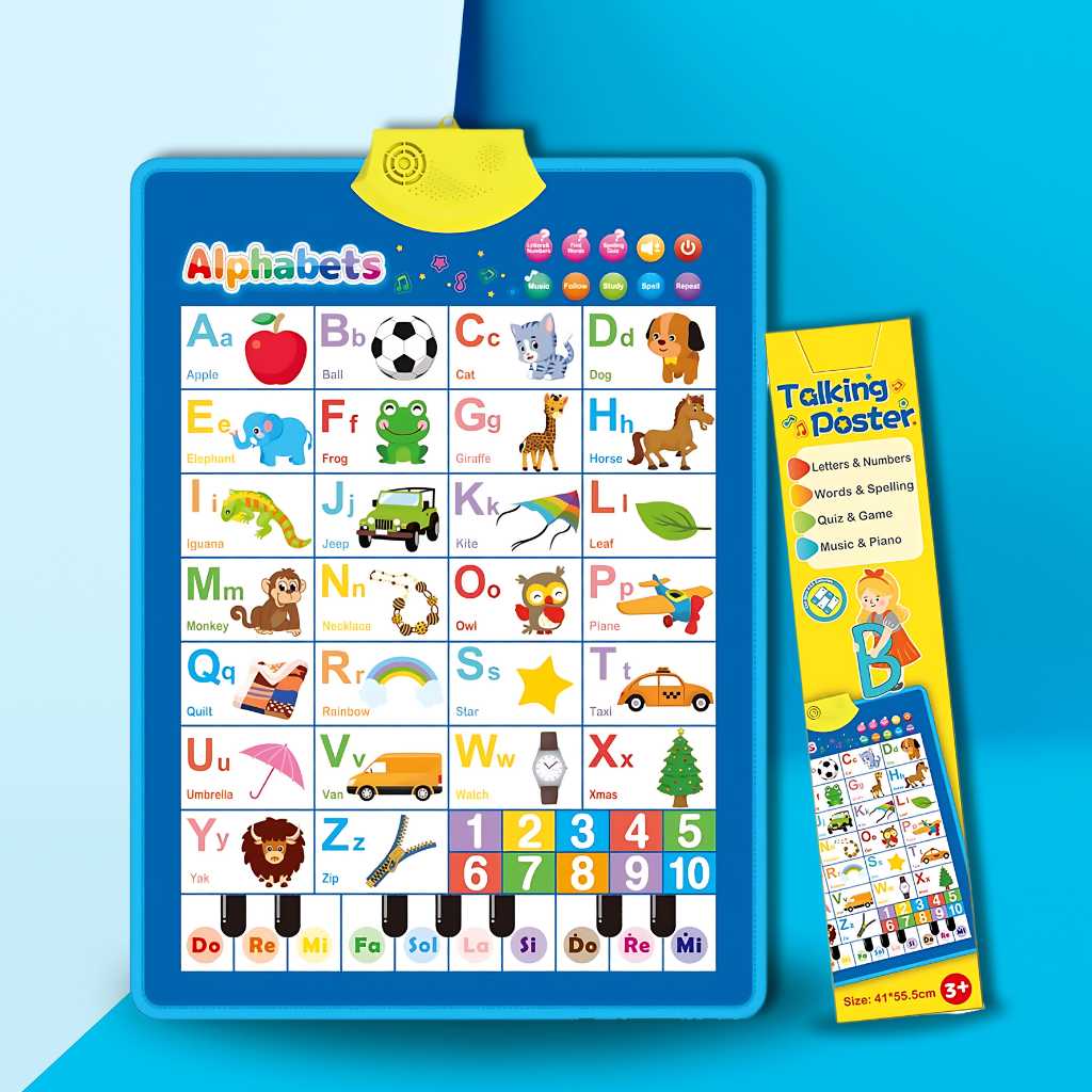 electronic alphabet voice poster educational toy