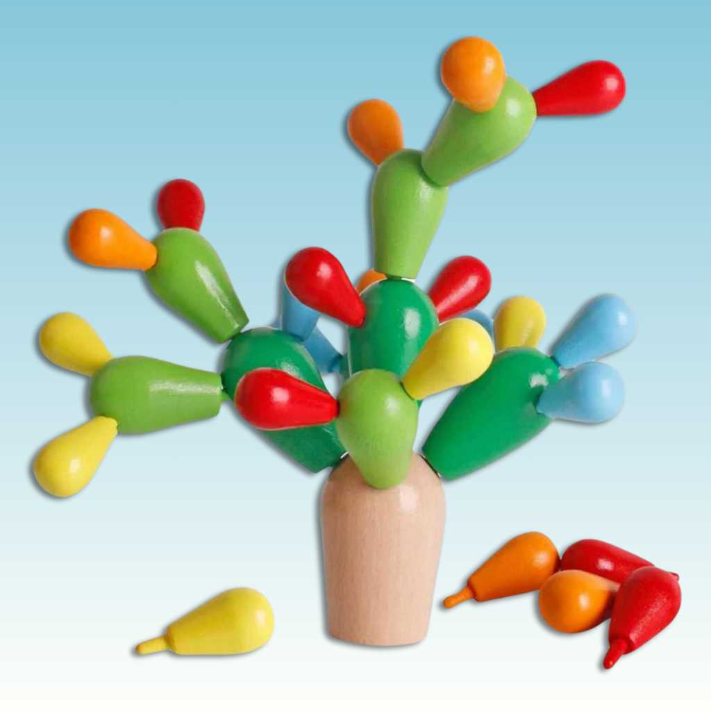 Exciting Balancing Challenge Cactus Educational Toy