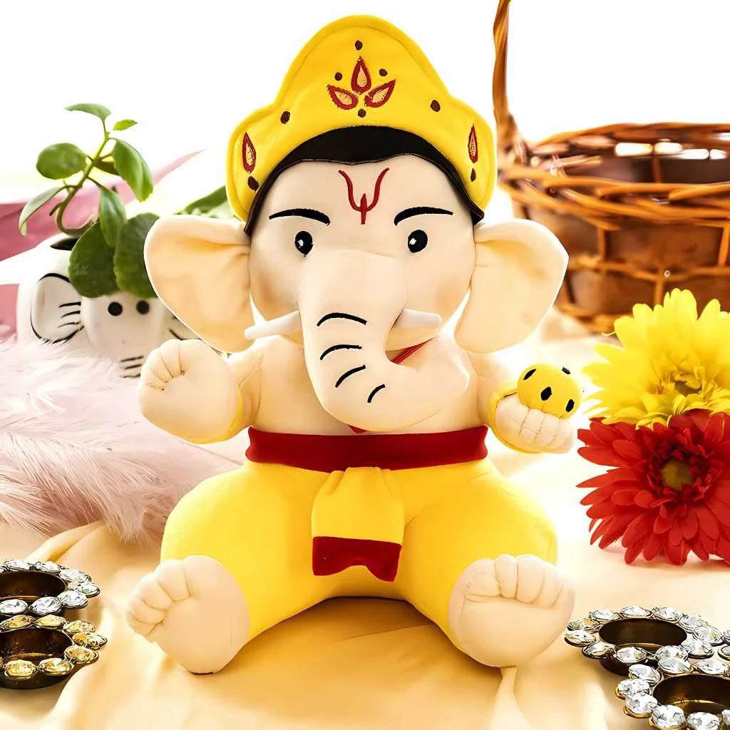 Mantra Chanting Ganesha Soft Toy for Kids