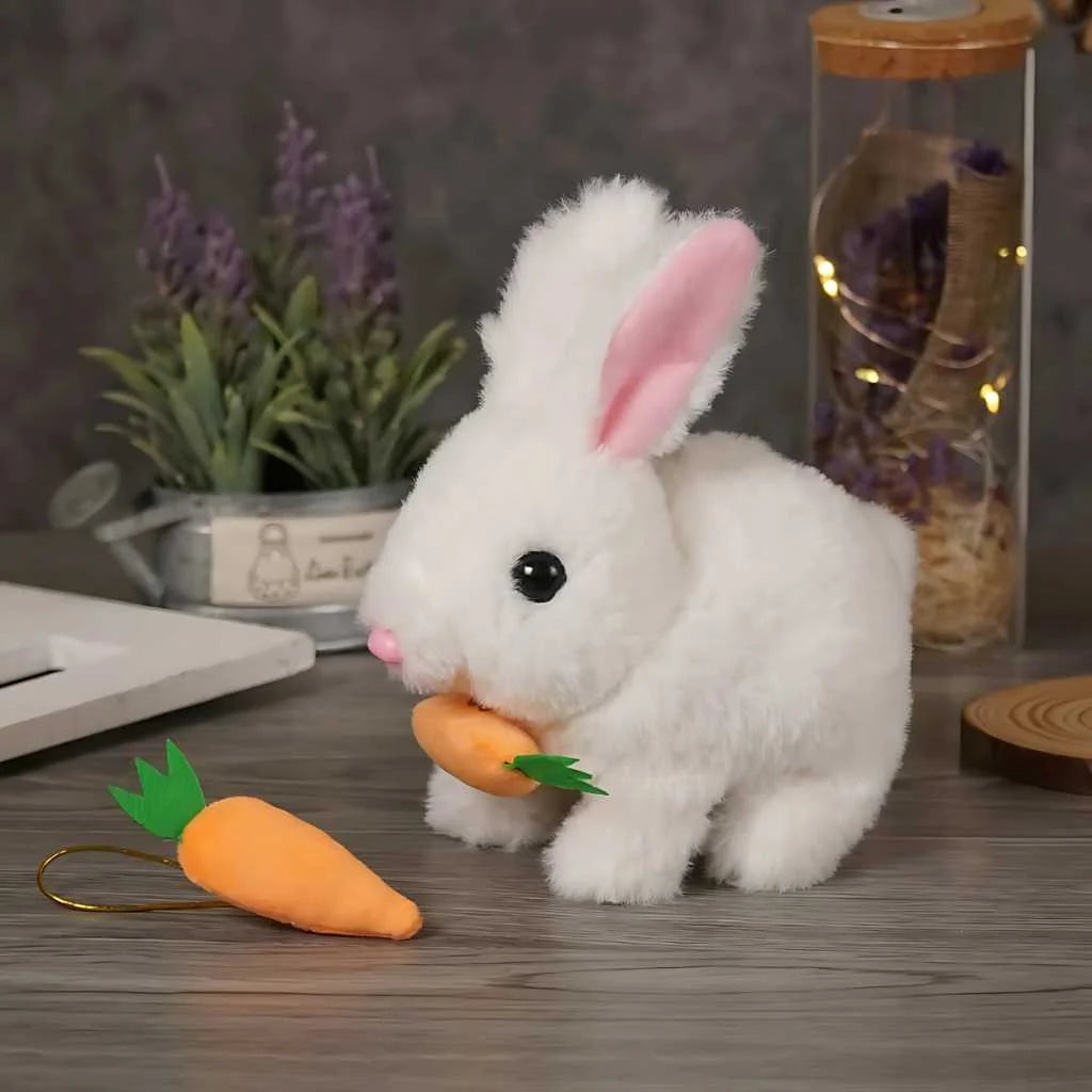 Moving Rabbit Soft Toy with Light and Sound