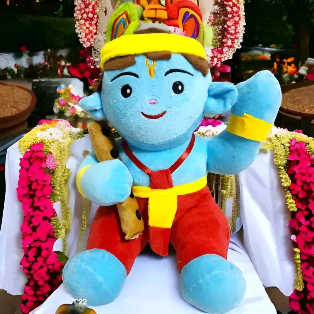 Musical Baby Krishna Soft Toy for Kids