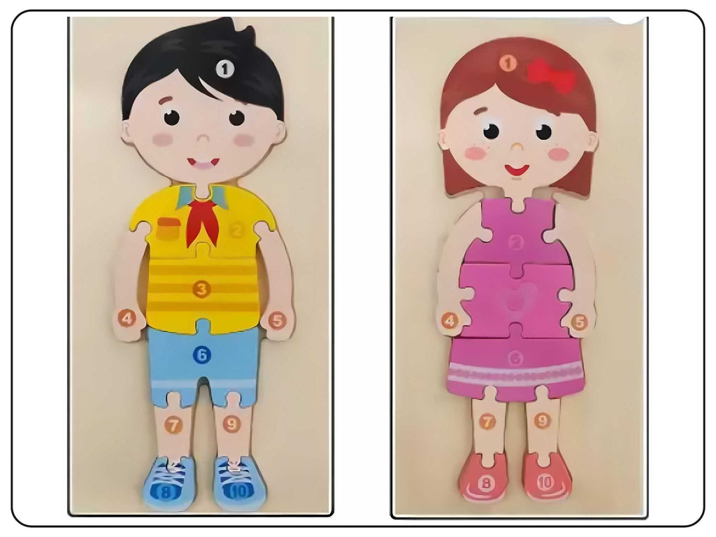 Buy Best Wooden Educational Toys Online for Kids & Toddlers in India - Wooden Educational Game Colorful jenga towerwooden toys, Educational toys, 3D Wooden Boy and Girl Jigsaw Puzzle Educational toys, DODKART